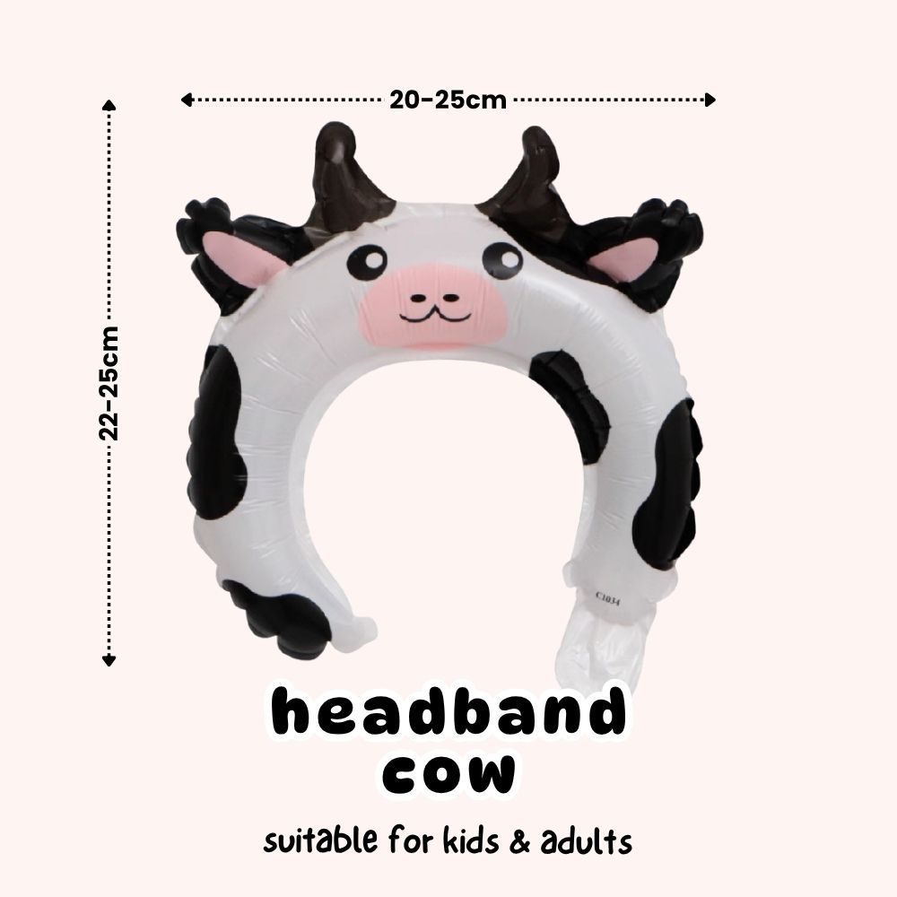 Handheld Balloon Headband Balloon Cartoon Cheering Stick Balloon Gift