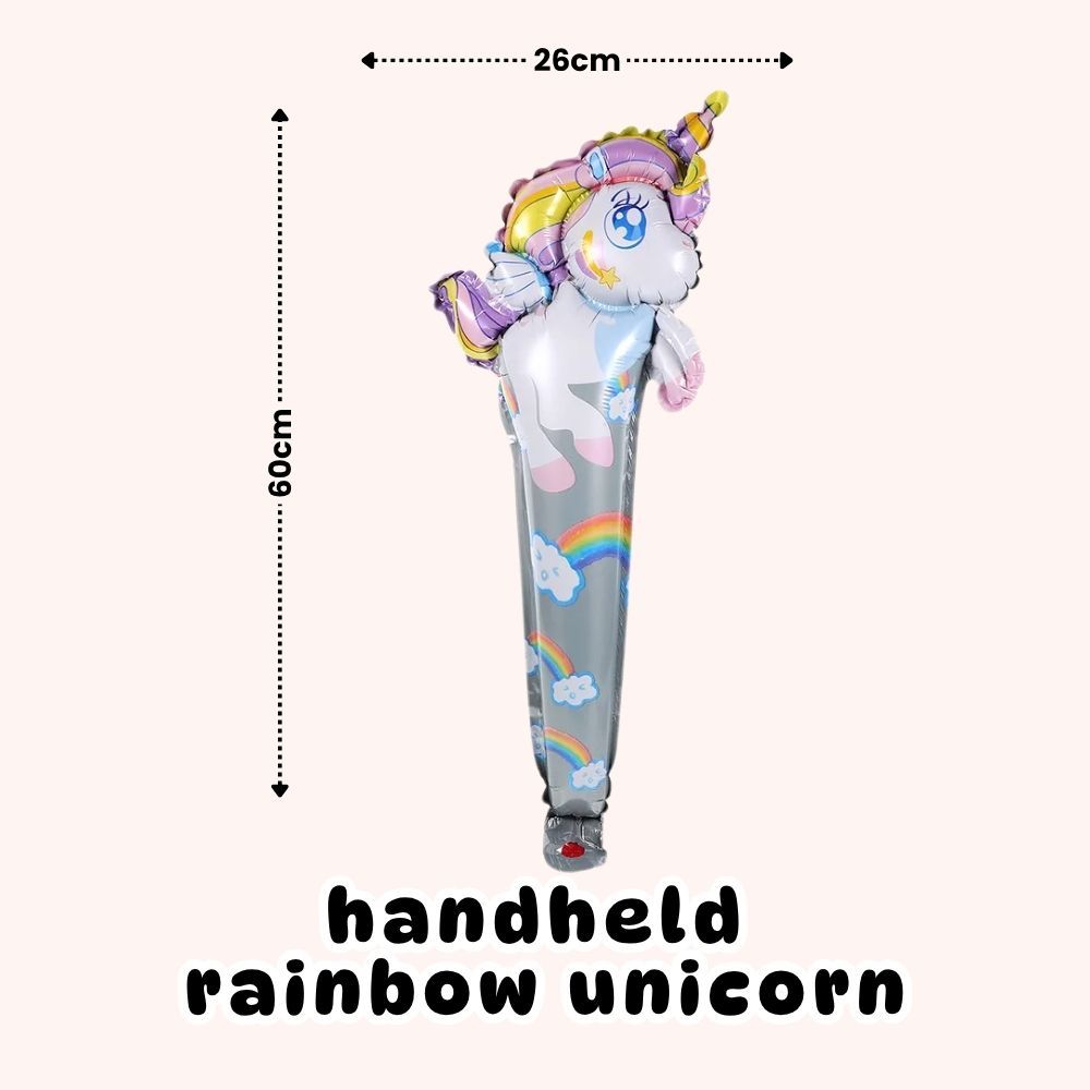 Handheld Balloon Headband Balloon Cartoon Cheering Stick Balloon Gift