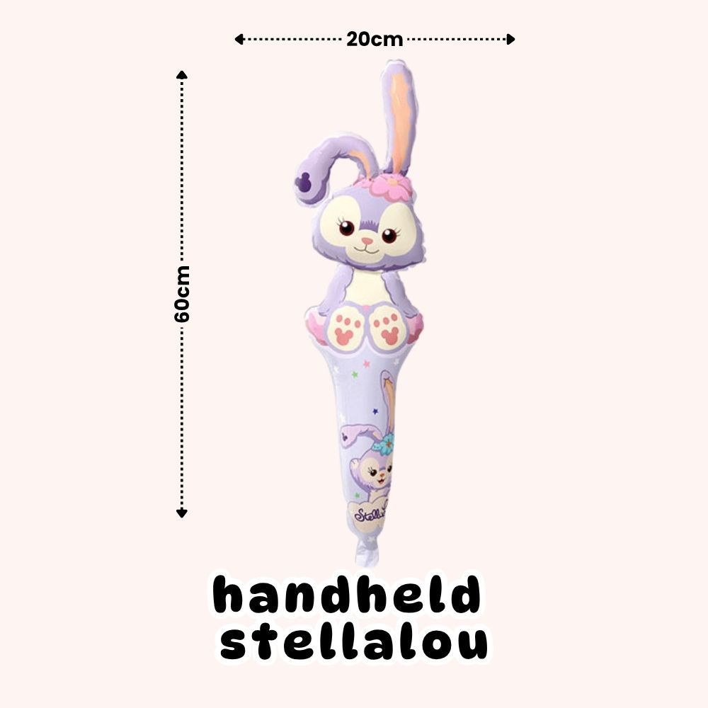 Handheld Balloon Headband Balloon Cartoon Cheering Stick Balloon Gift