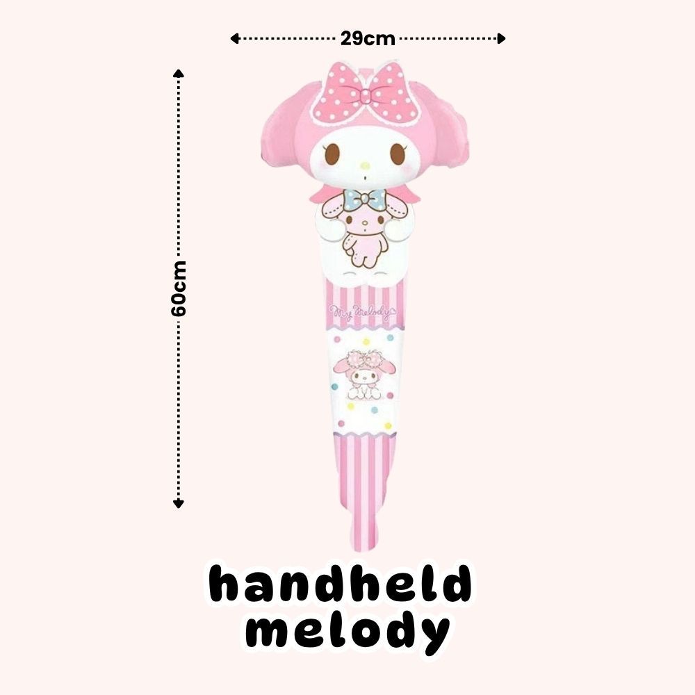 Handheld Balloon Headband Balloon Cartoon Cheering Stick Balloon Gift
