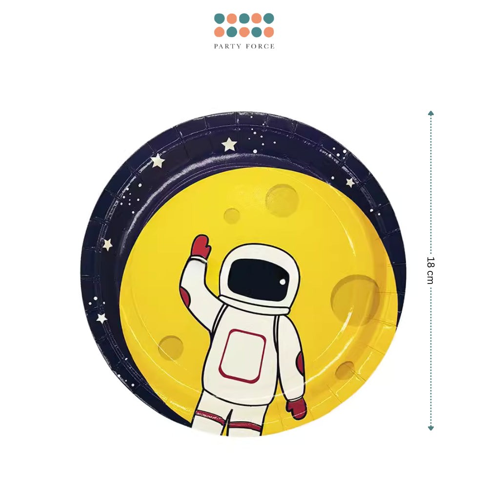 Space Theme Napkins Tableware paper plates for kids birthday parties events