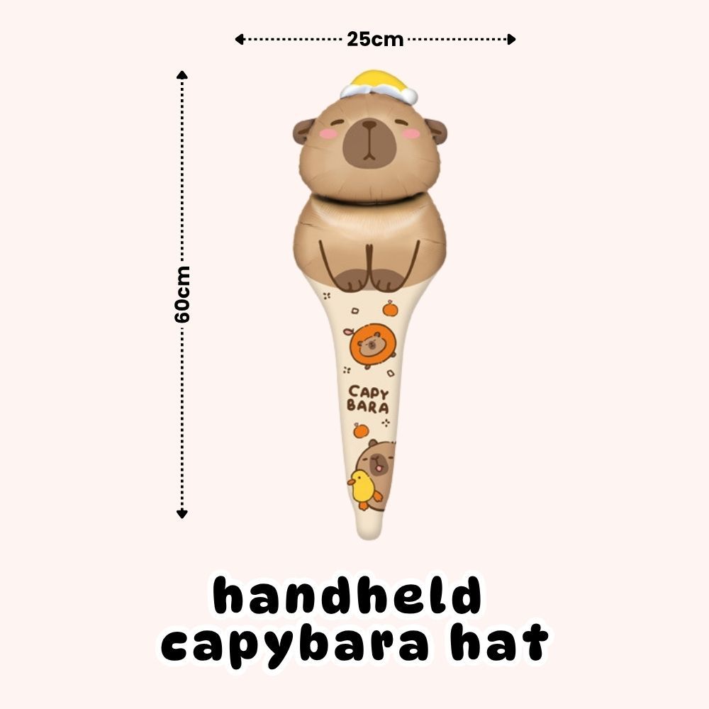 Handheld Balloon Headband Balloon Cartoon Cheering Stick Balloon Gift