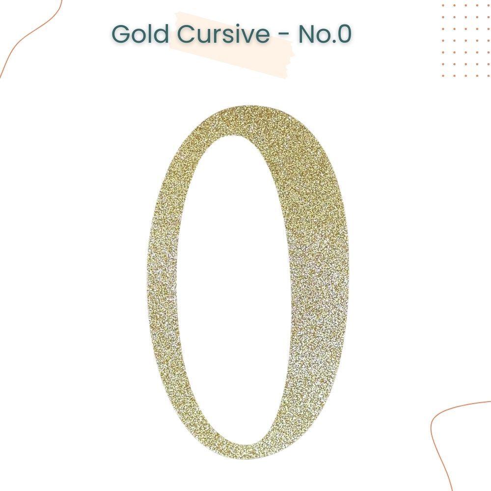 Happy Birthday Banner Custom Cursive Glitter Gold Script Font Banner