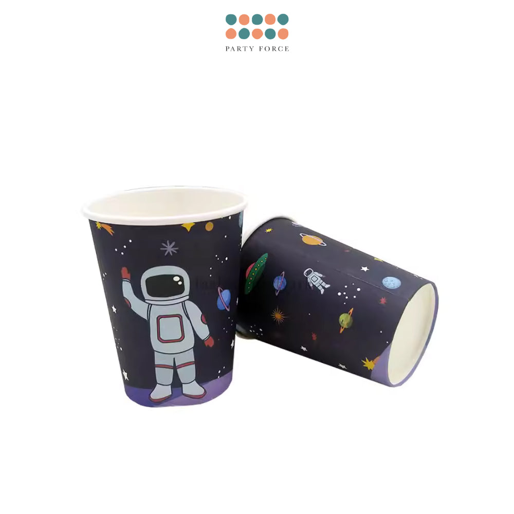 Space Theme Napkins Tableware paper plates for kids birthday parties events