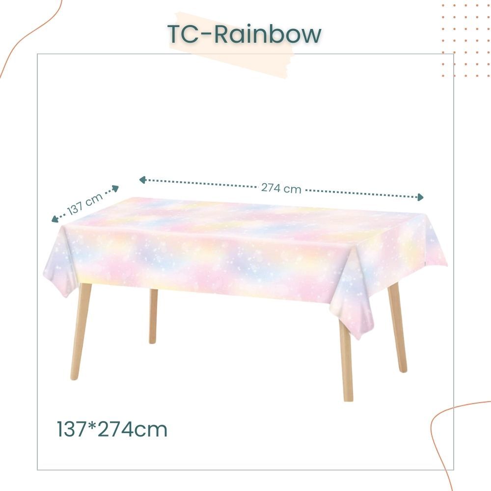 Disposable waterproof table cover table cloth for birthday party wedding events
