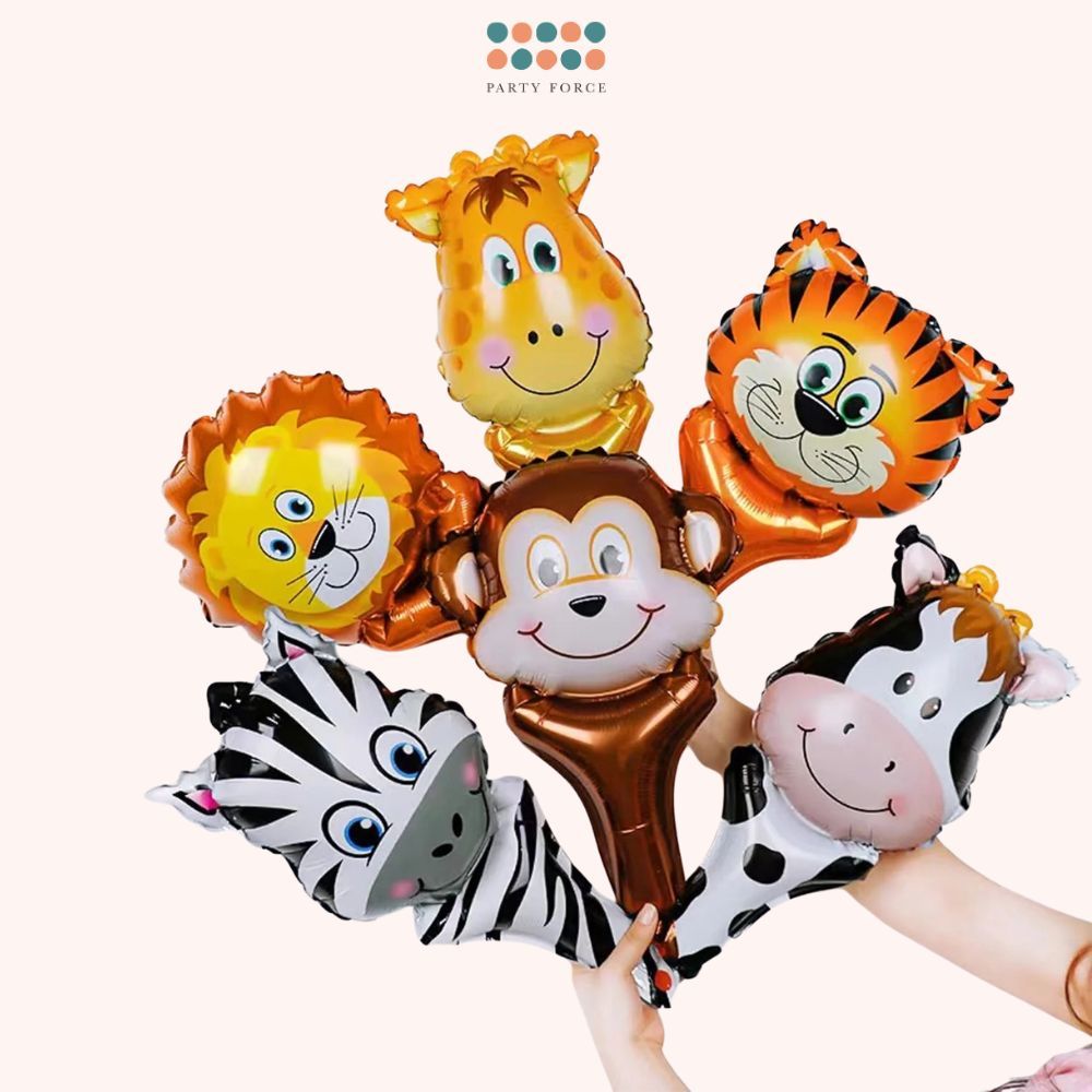Handheld Balloon Headband Balloon Cartoon Cheering Stick Balloon Gift