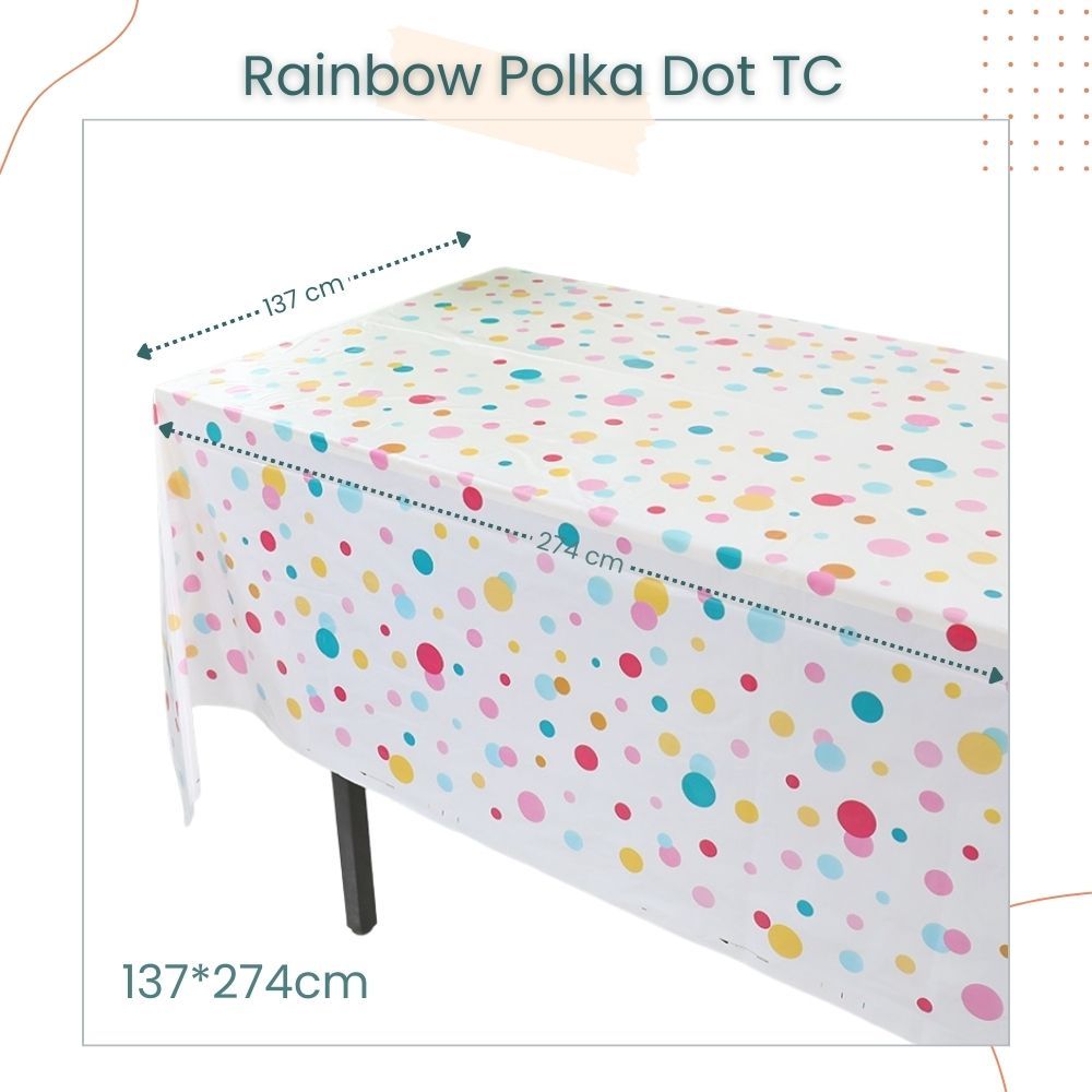Disposable waterproof table cover table cloth for birthday party wedding events