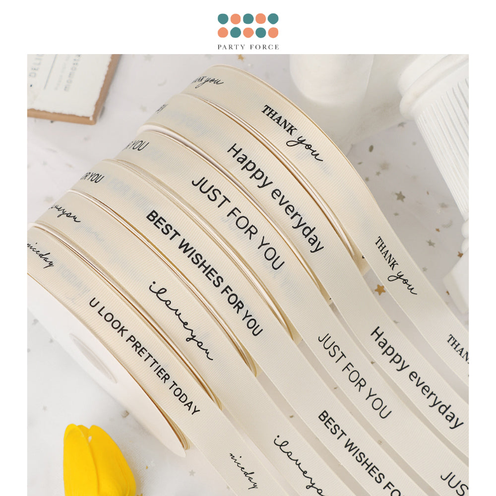 Thank you Gift ribbon for door gift wedding favors birthday goodie bag gift