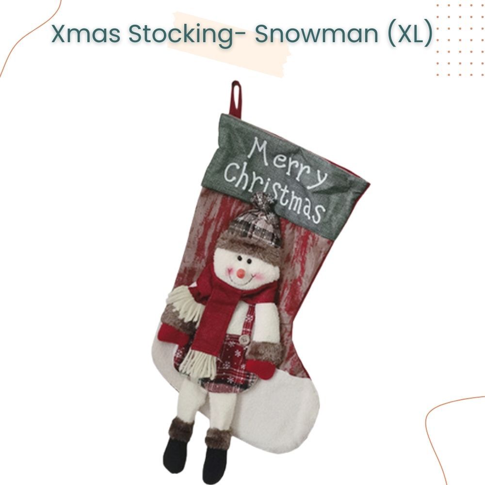 Cute Hanging Christmas Stocking Gift Bag Candy Bag