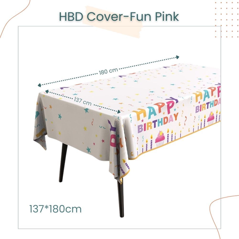 Disposable waterproof table cover table cloth for birthday party wedding events