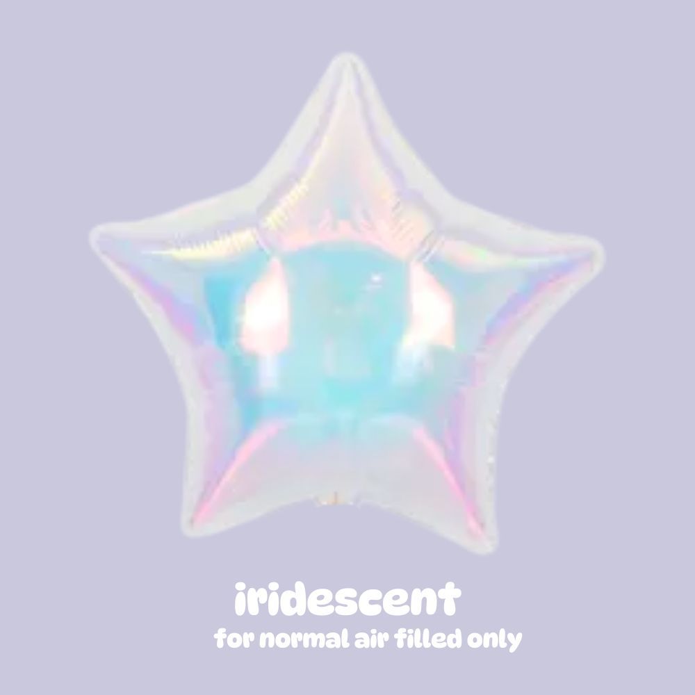 Individual Helium Inflated Heart Balloon Star Balloon