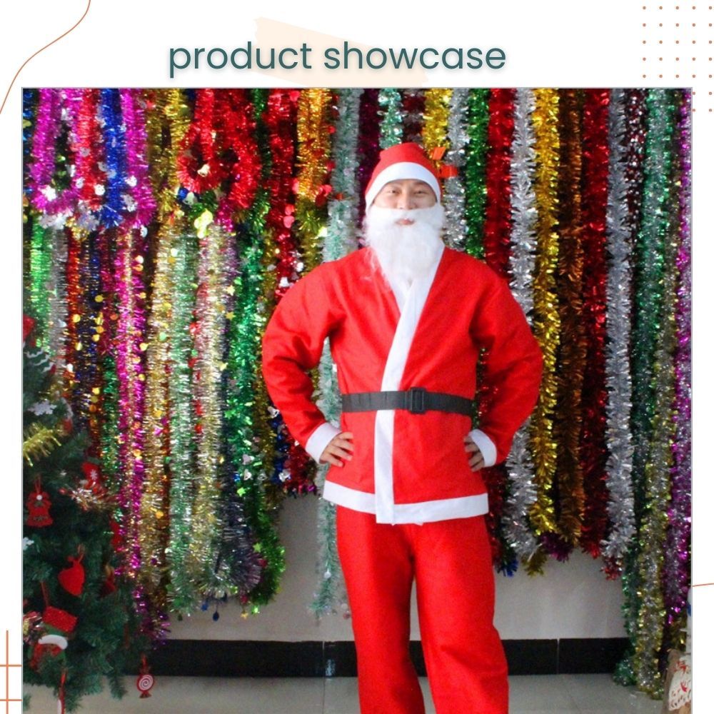 Christmas Santa Claus Costume Set KIds Women Men for Christmas Dress Up Party Costume