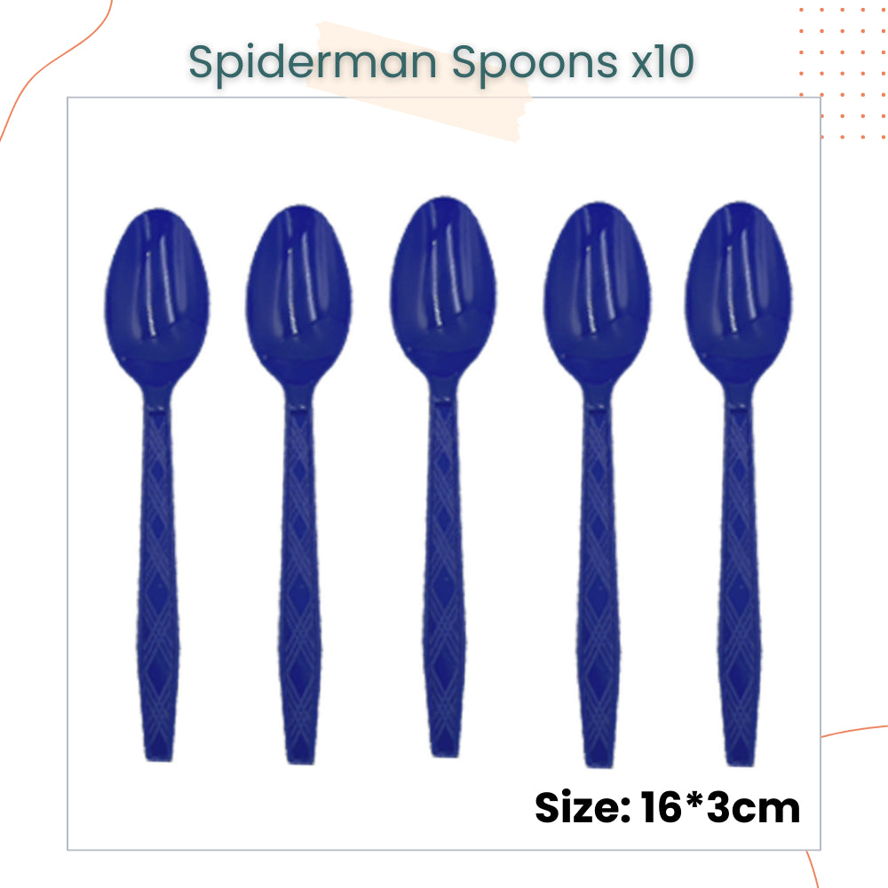 Spiderman Theme Disposable Tableware Plates Cups Cutlery Banner Balloon for Birthday Party