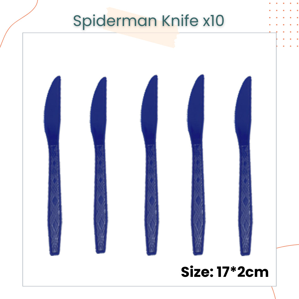 Spiderman Theme Disposable Tableware Plates Cups Cutlery Banner Balloon for Birthday Party