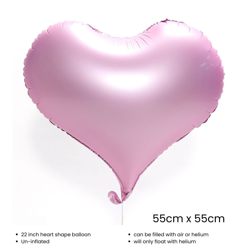 22 inch Heart Shape Foil Balloon