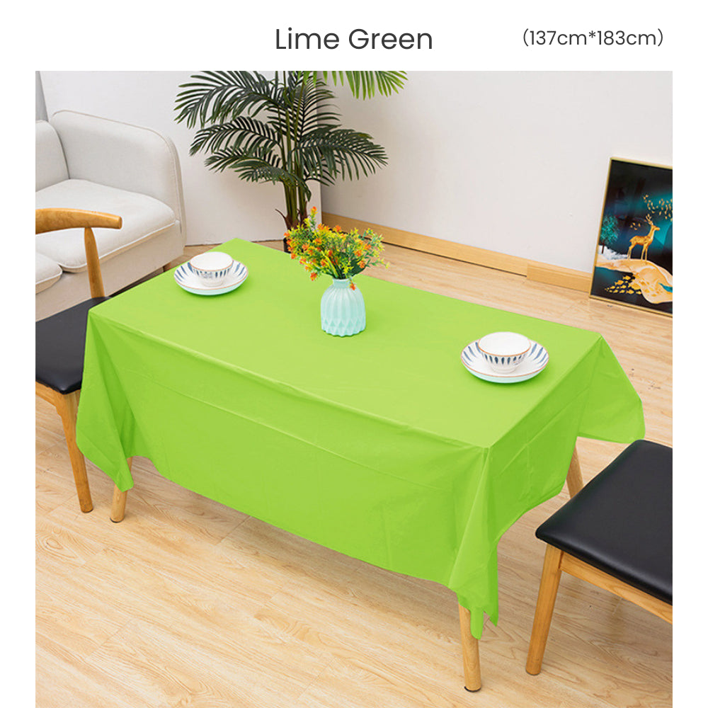 Disposable waterproof table cover table cloth for birthday party wedding events