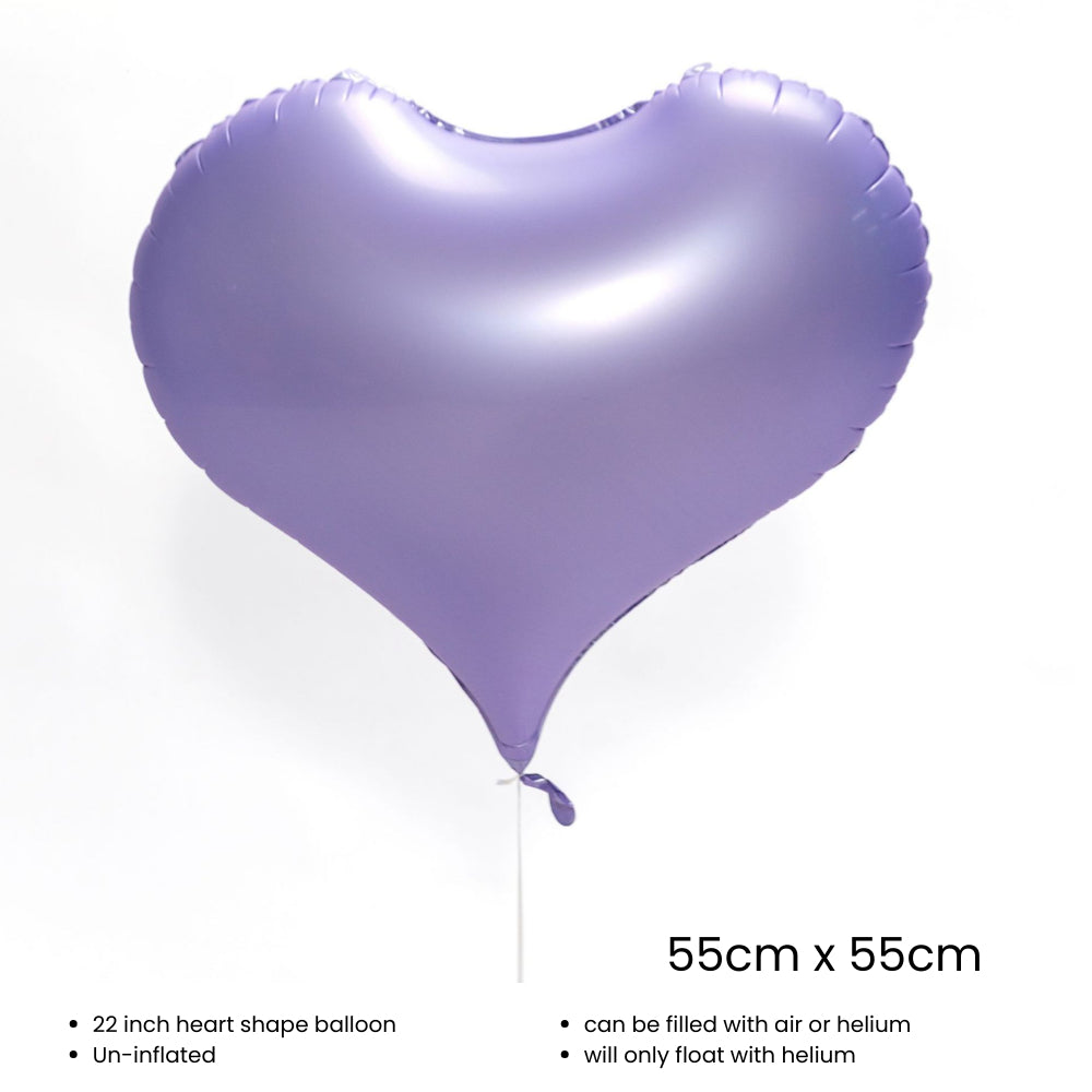 22 inch Heart Shape Foil Balloon