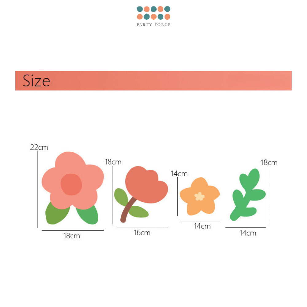 Floral Happy birthday banner Garland Decorative Banner for birthday decoration