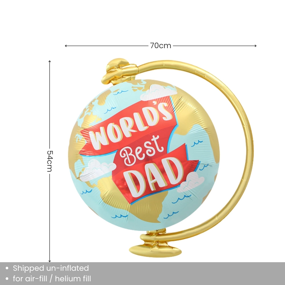 Happy father's day foil balloon for party decoration