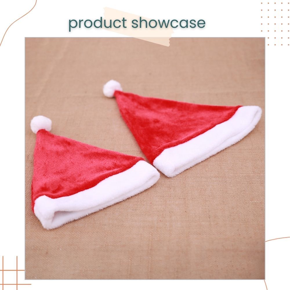 Christmas Hat Xmas Santa Hat for Unisex Adults Child Pets for Christmas Party Accessories New Year Festival