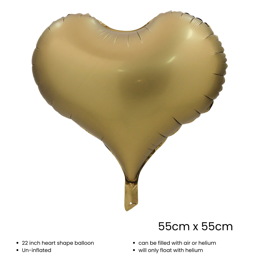 22 inch Heart Shape Foil Balloon