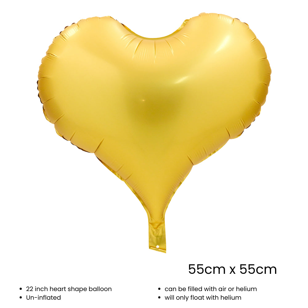 22 inch Heart Shape Foil Balloon
