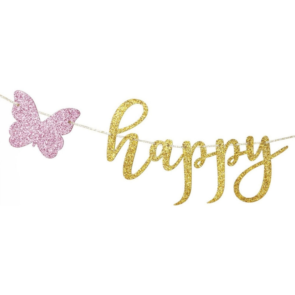 Happy mother's day With Butterfly Decorative Garland