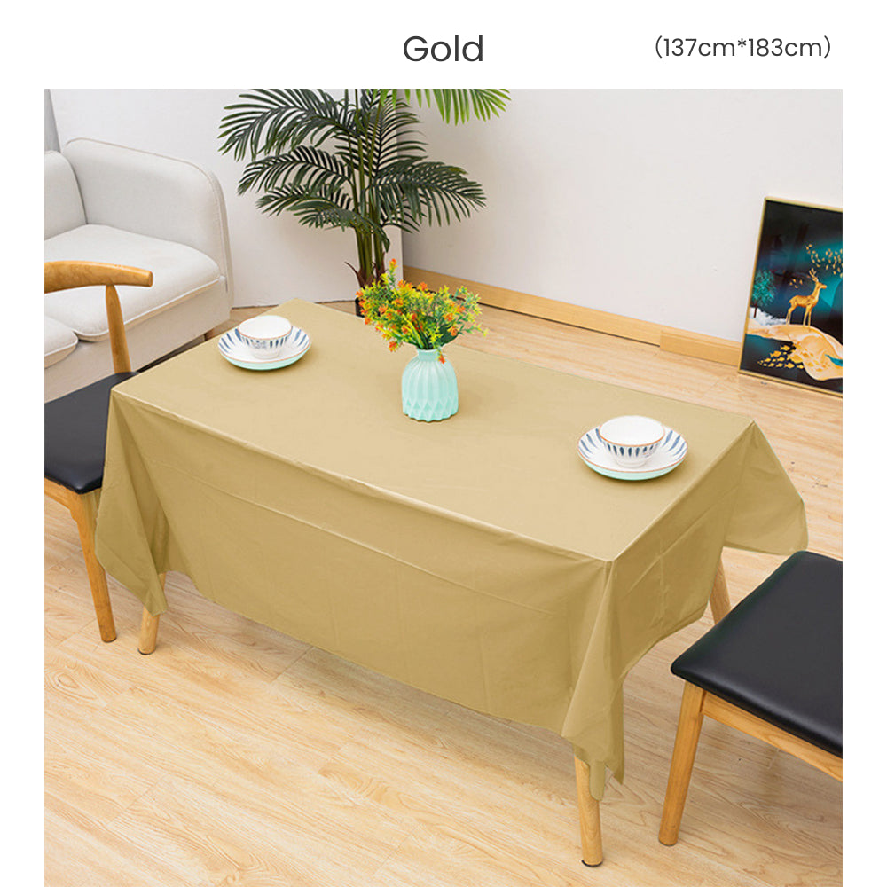 Disposable waterproof table cover table cloth for birthday party wedding events