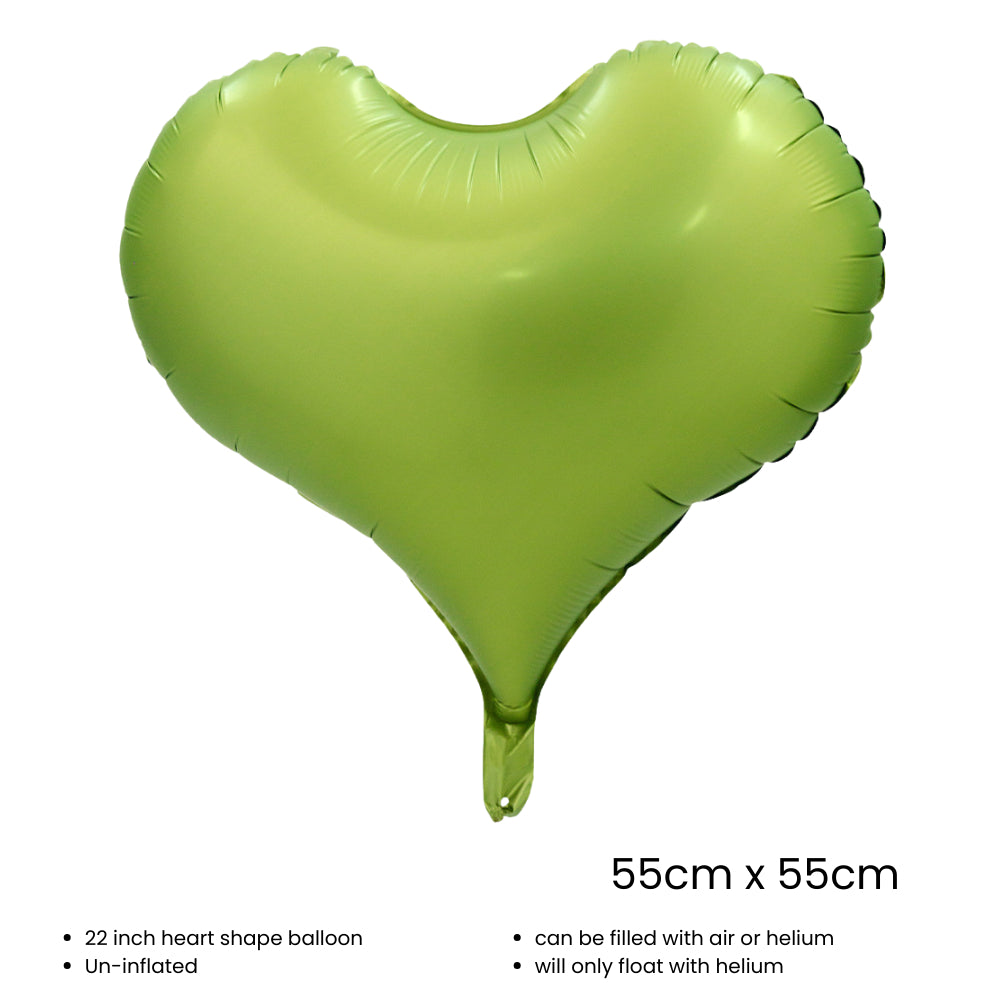22 inch Heart Shape Foil Balloon