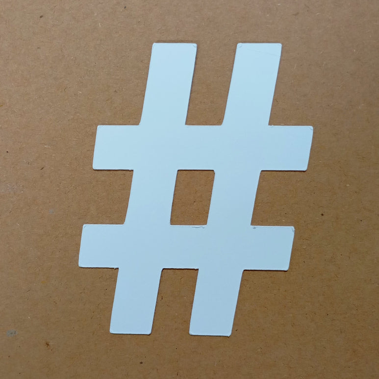 DIY Brown Linen banner customise happy birthday banner