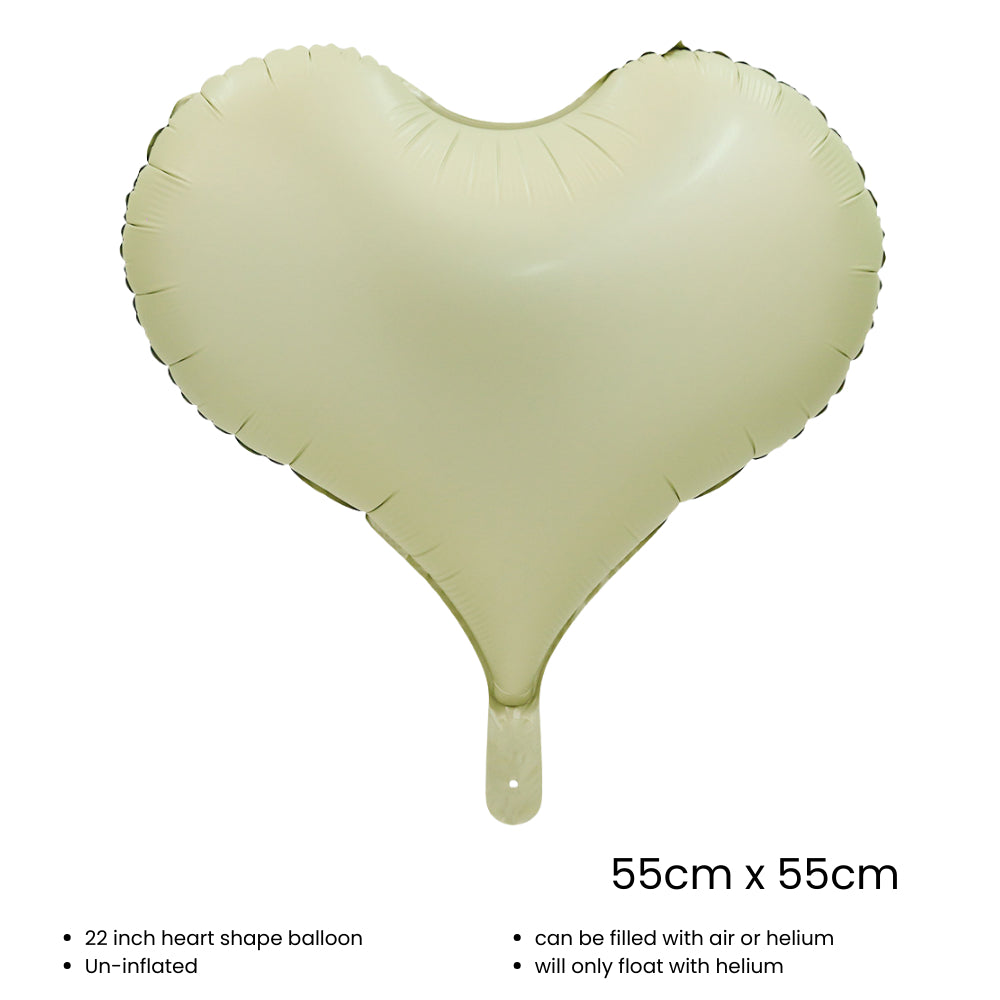 22 inch Heart Shape Foil Balloon
