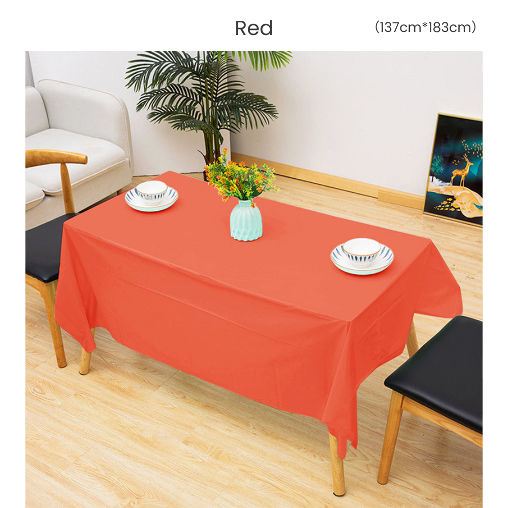 Disposable waterproof table cover table cloth for birthday party wedding events
