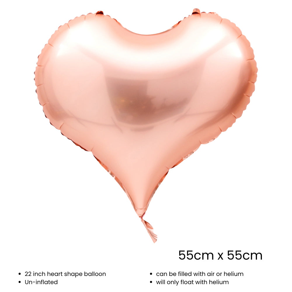 22 inch Heart Shape Foil Balloon