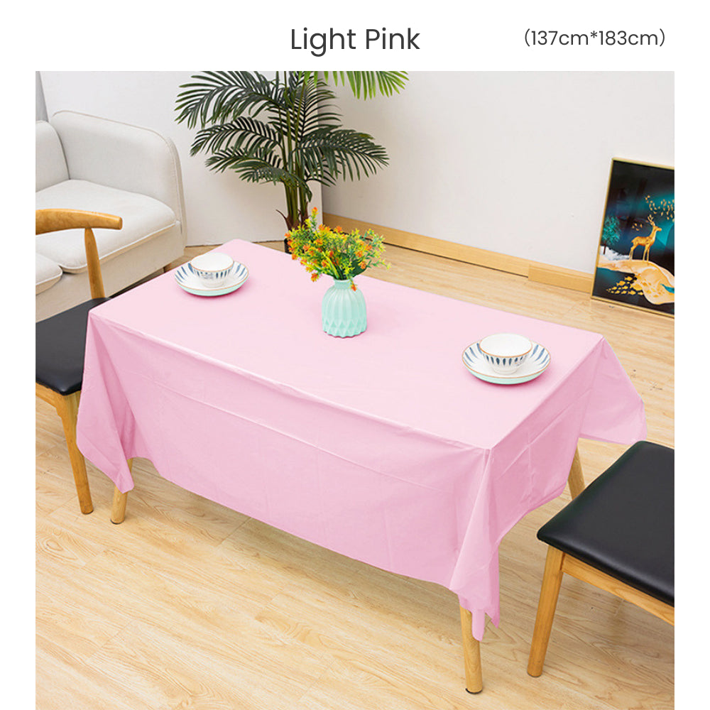 Disposable waterproof table cover table cloth for birthday party wedding events