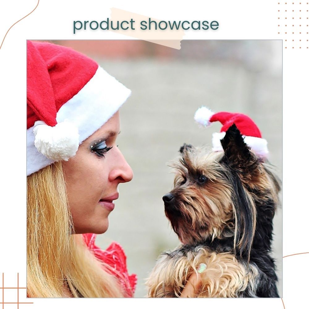 Christmas Hat Xmas Santa Hat for Unisex Adults Child Pets for Christmas Party Accessories