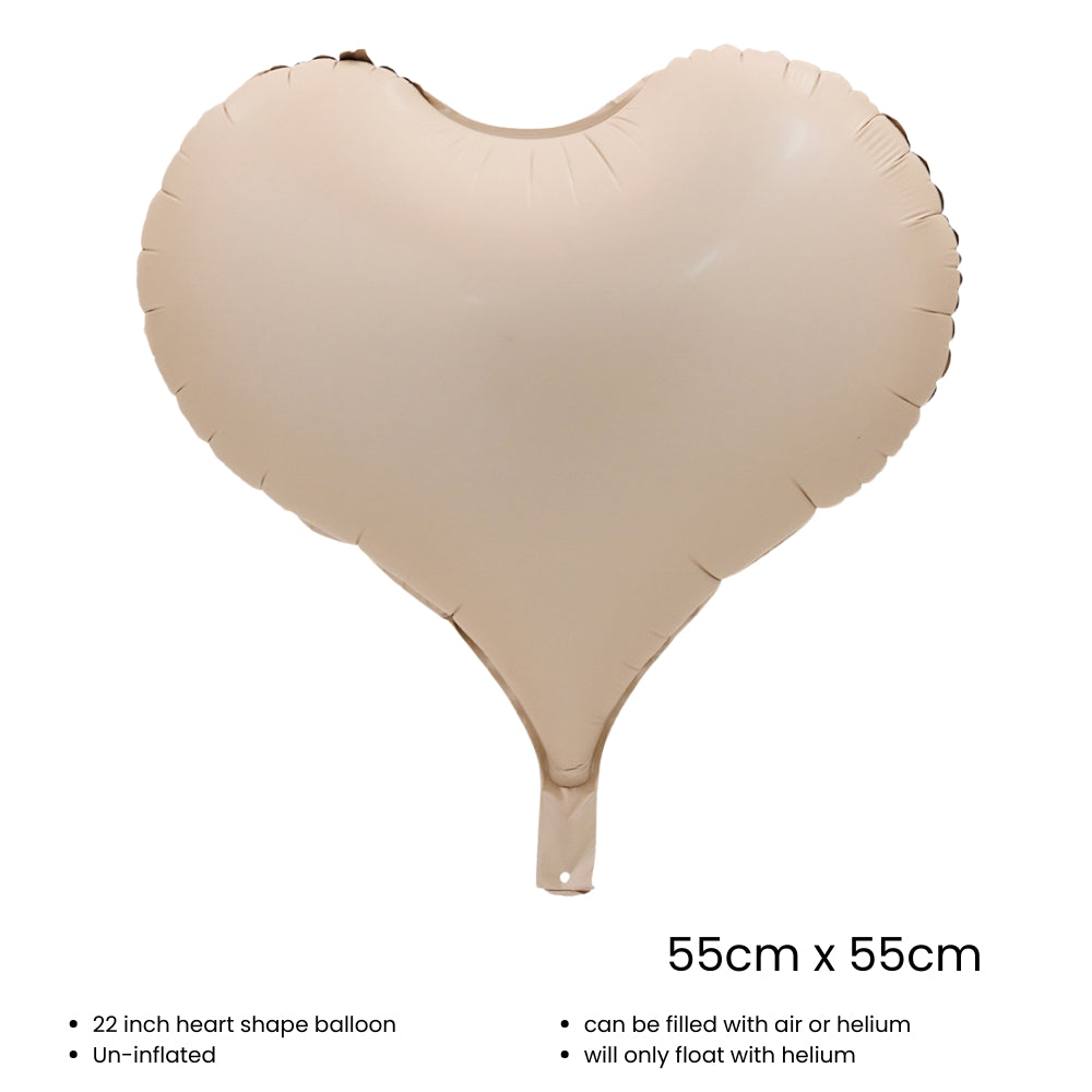 22 inch Heart Shape Foil Balloon