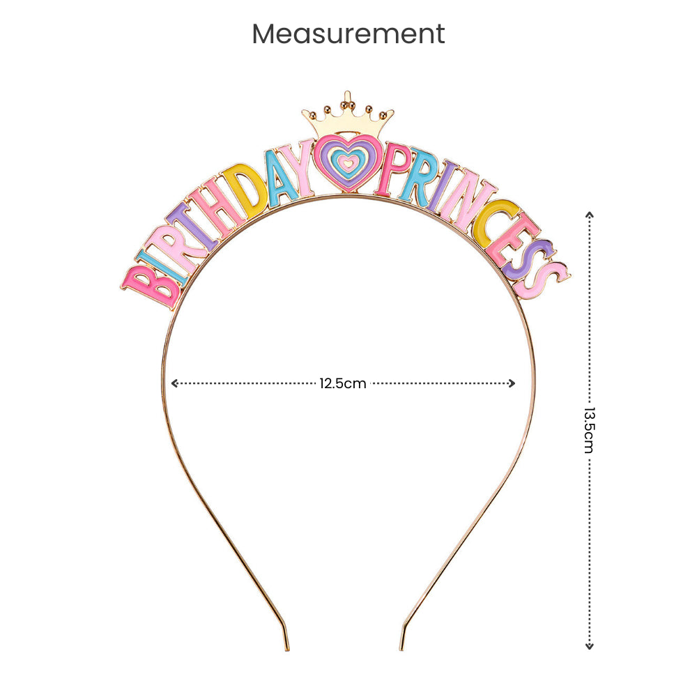 Birthday princess tiara headband Pastel Tiara birthday party decoration