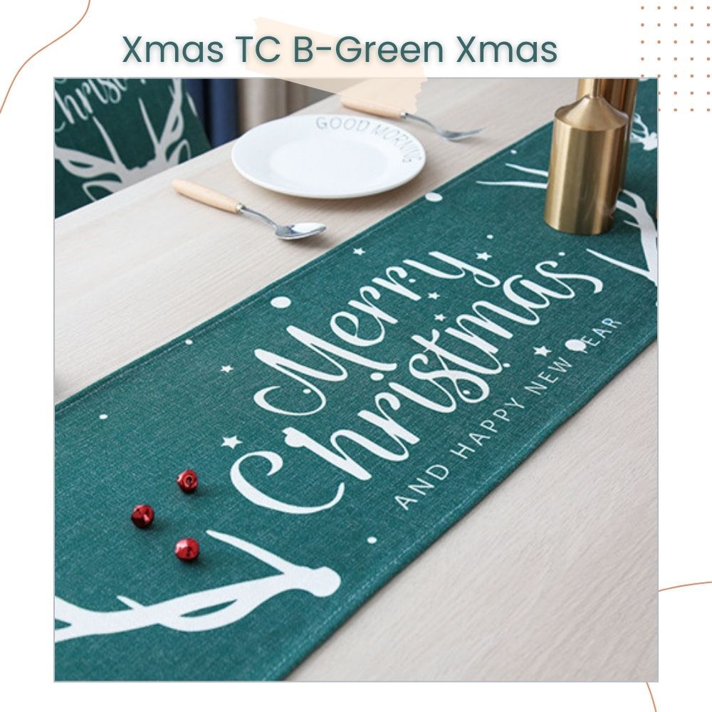 Christmas Theme Knitting Table Cloth with Tassel for Christmas Home Decoration Christmas Party