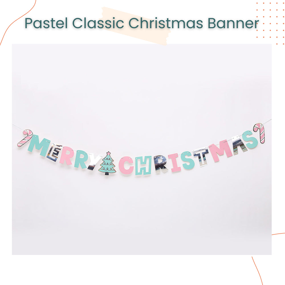 Happy Halloween Banner Merry Christmas Banner for Party Celebration and Decoration