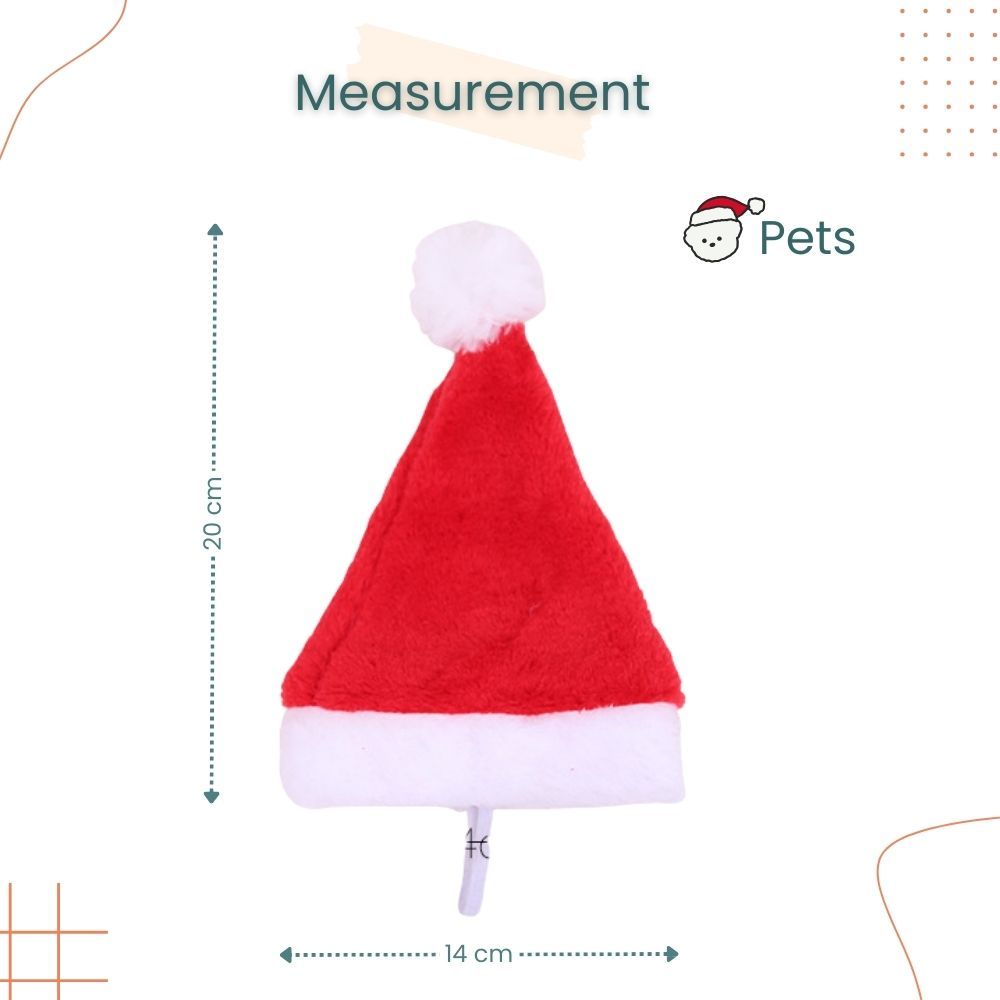 Christmas Hat Xmas Santa Hat for Unisex Adults Child Pets for Christmas Party Accessories New Year Festival