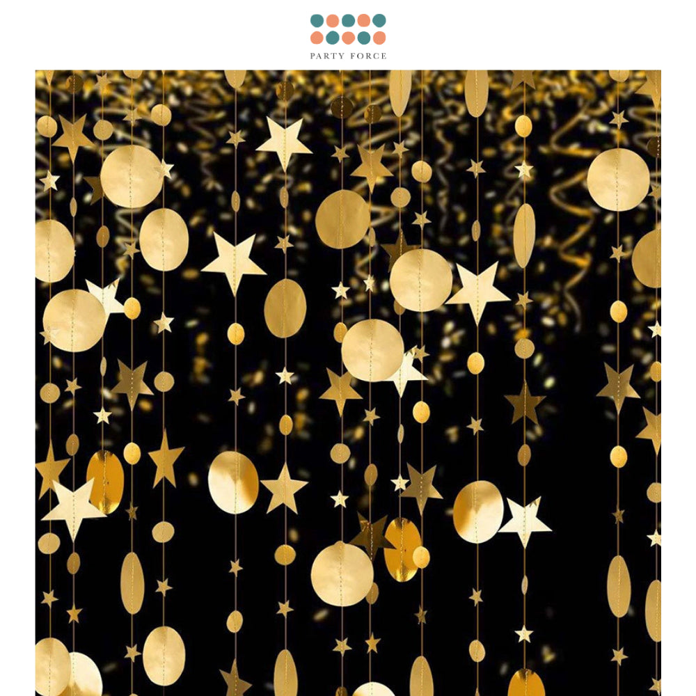 Circle Star Garland for party decoration party backdrop birthday Decoration