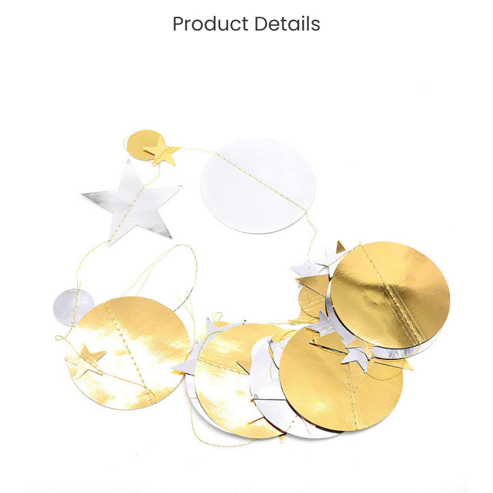 Circle Star Garland for party decoration party backdrop birthday Decoration