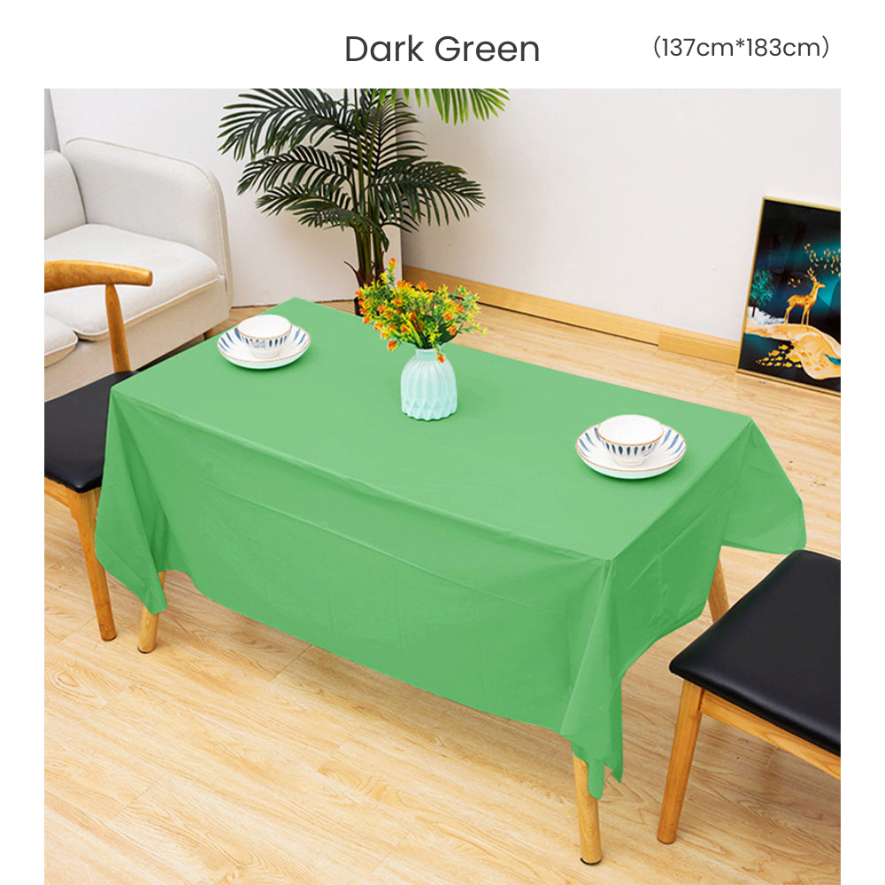 Disposable waterproof table cover table cloth for birthday party wedding events