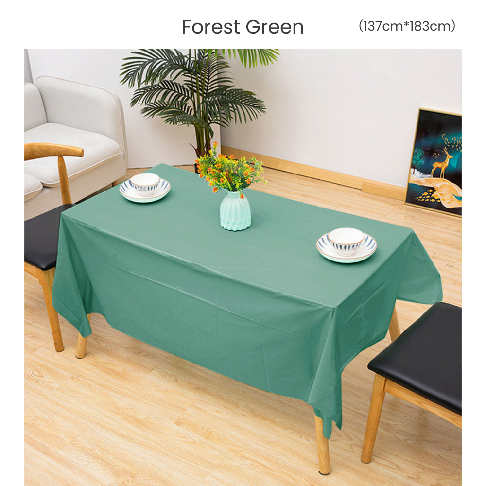 Disposable waterproof table cover table cloth for birthday party wedding events
