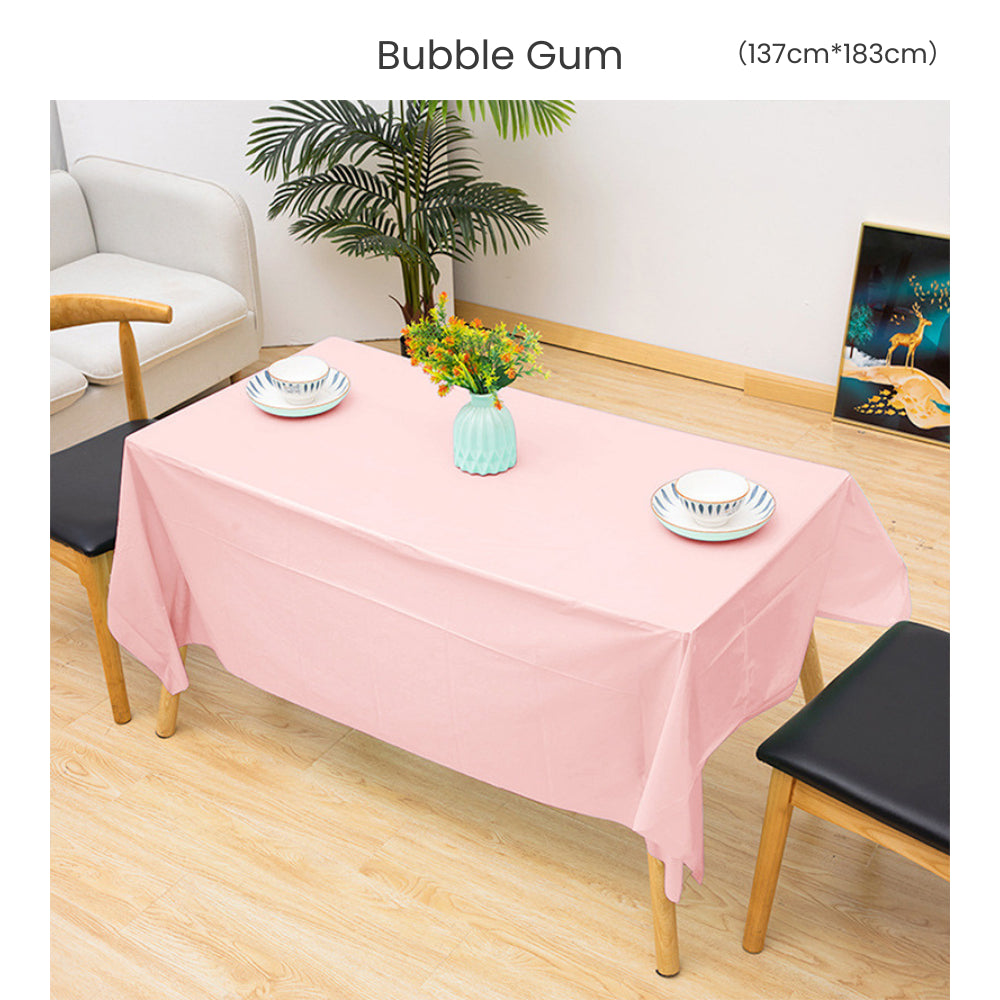 Disposable waterproof table cover table cloth for birthday party wedding events