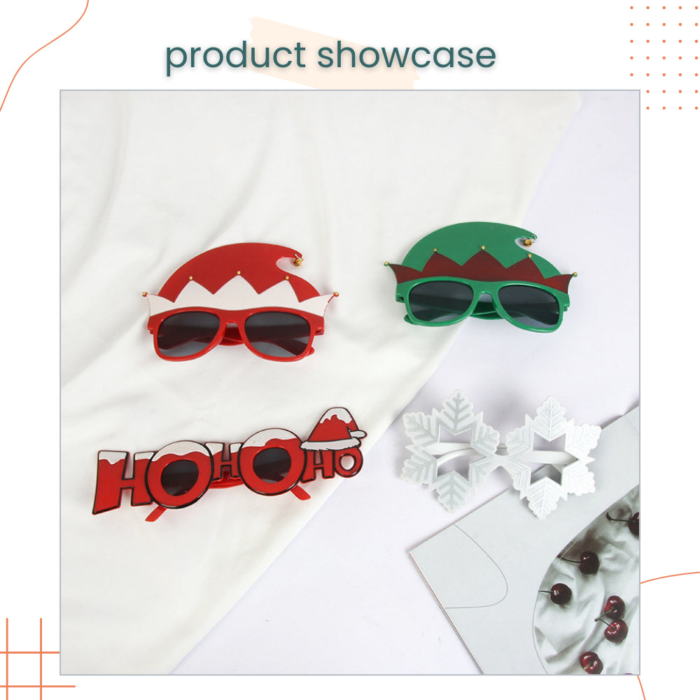 Christmas Party Decorative Glasses for Christmas Accessories