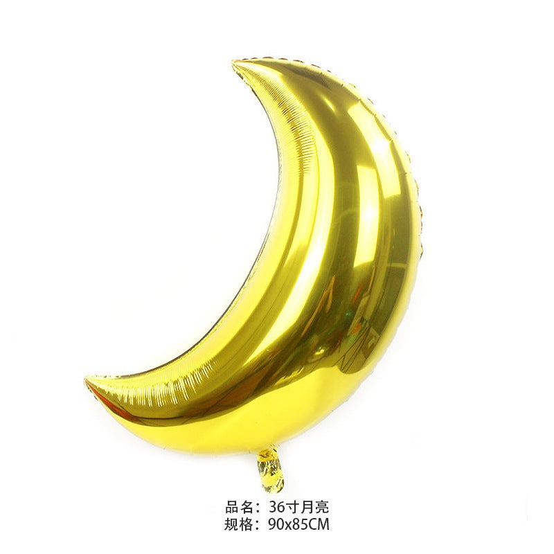 Individual Helium Inflated Heart Balloon Star Balloon