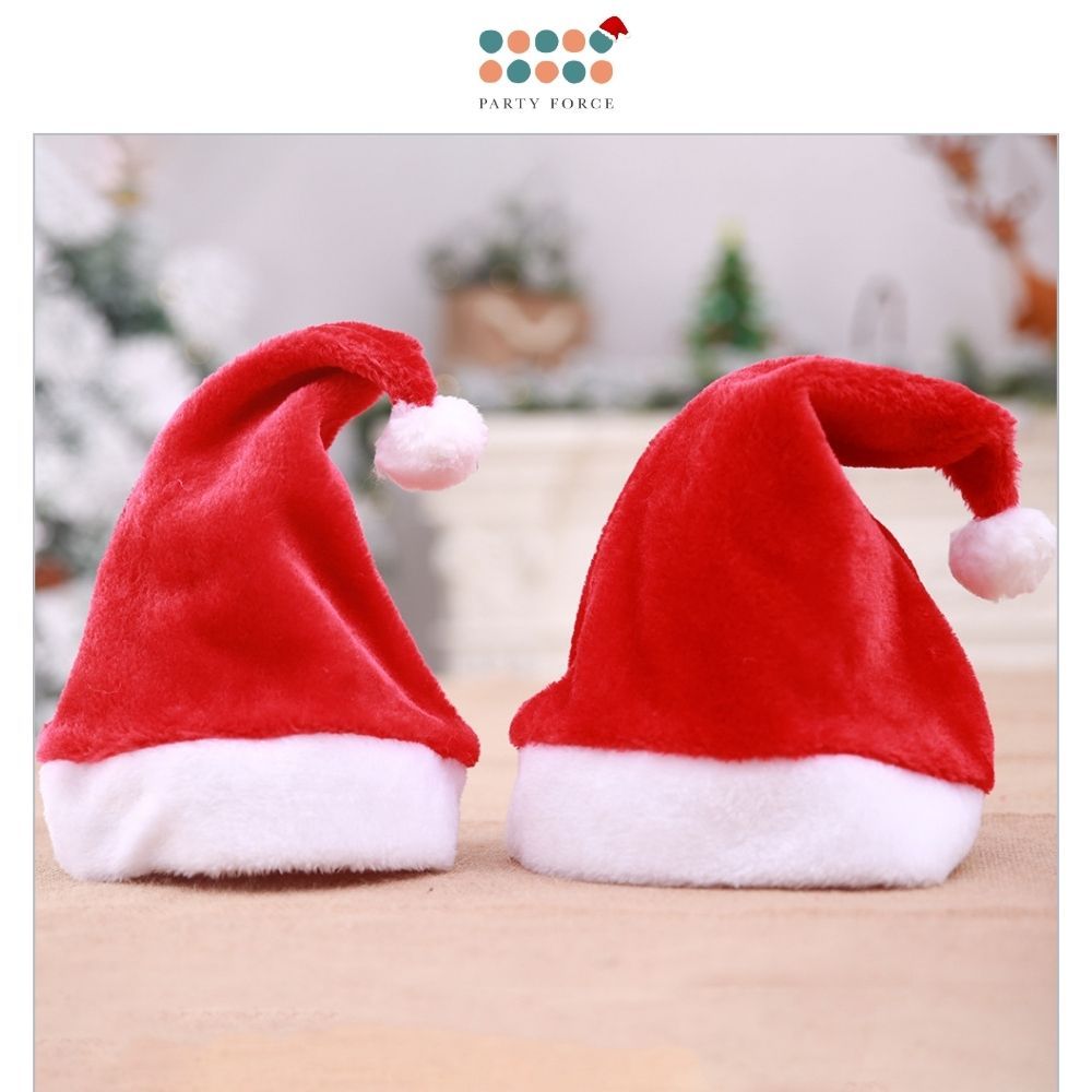 Christmas Hat Xmas Santa Hat for Unisex Adults Child Pets for Christmas Party Accessories New Year Festival