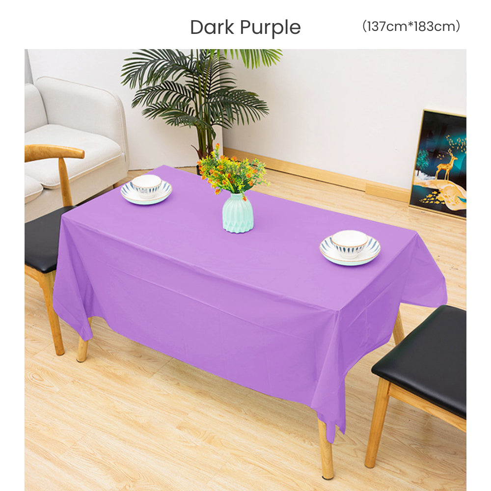 Disposable waterproof table cover table cloth for birthday party wedding events