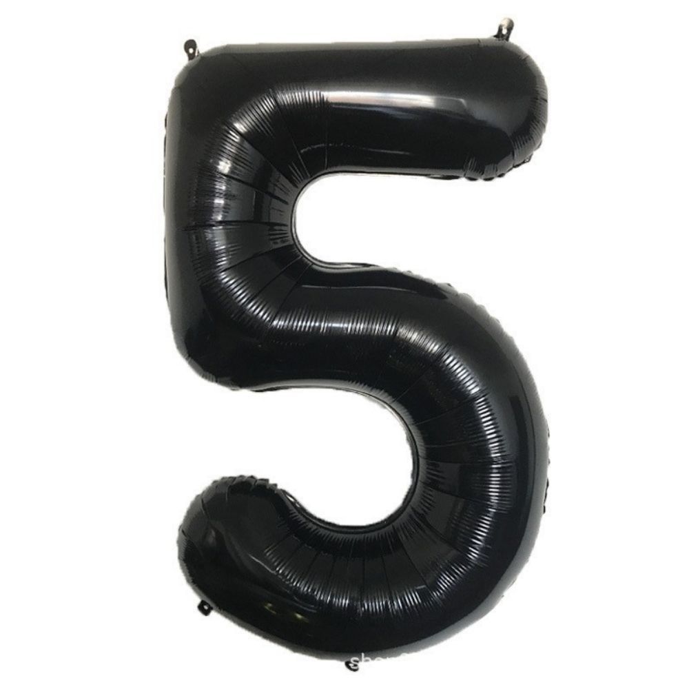 40 inch Black Number Balloon Birthday Balloon for Party Decoration